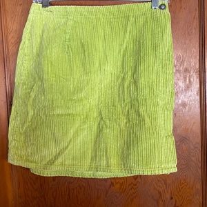 Mod corduroy mini-skirt